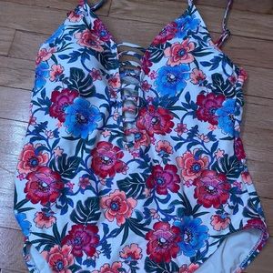 Floral one piece